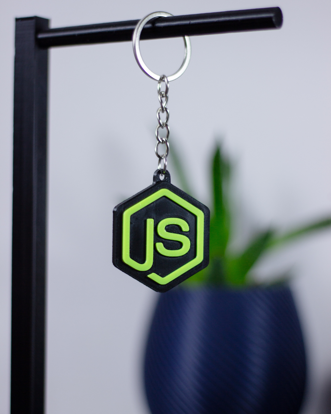 Chaveiro Node JS Hexagono - Imagem 1