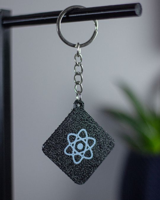 Chaveiro React - React Native quadrado - Imagem 1